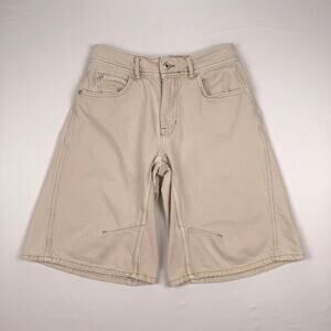 We The Free Cruisin' Bermuda Shorts Wide Crop Cream Off-White Jeans Free People